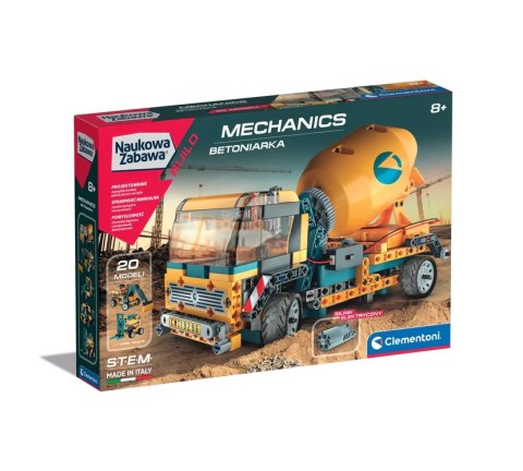Naukowa Zabawa Laboratorium Mechaniki Betoniarka Język Polski Clementoni 50807 Clementoni
