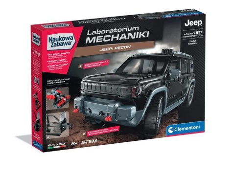 Naukowa Zabawa Laboratorium Mechaniki Jeep Recon Język Polski Clementoni 50401 Clementoni
