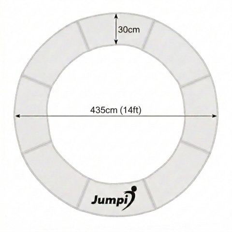 Osłona sprężyn do trampoliny 14FT 435cm JUMPI Jumpi