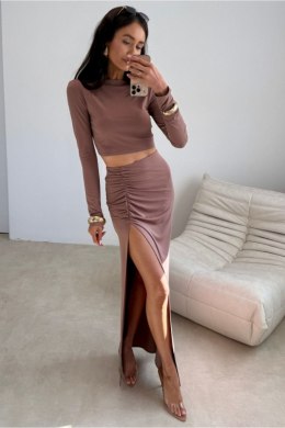 Spódnica Model Ottilia CAP SPO0066 Cappuccino - Roco Fashion Roco Fashion