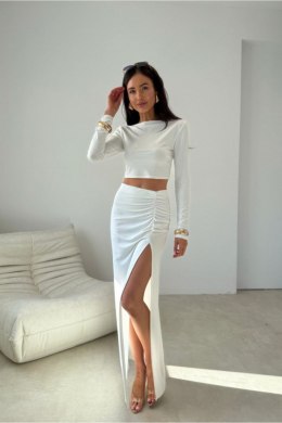 Spódnica Model Ottilia EKR SPO0066 Ecru - Roco Fashion Roco Fashion