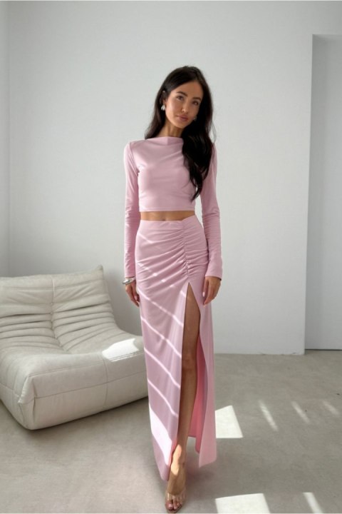 Spódnica Model Ottilia ROZ SPO0066 Pink - Roco Fashion Roco Fashion