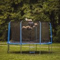 Trampolina Ogrodowa Jumpi 435cm/14FT Maxy Comfort Niebieska Z Wewnętrzną Siatką Jumpi