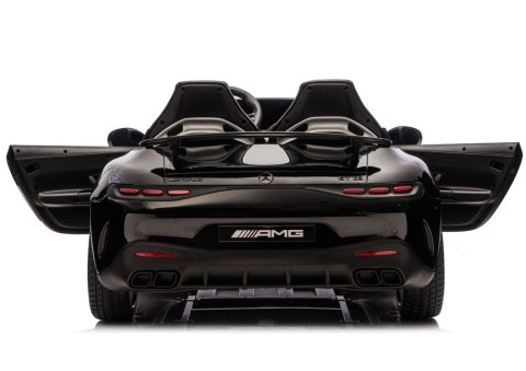Auto Na Akumulator Mercedes GT63 AMG DK-GT63 24V LCD Czarny Lakierowany LEAN CARS