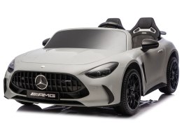 Auto Na Akumulator Mercedes GT63 AMG DKGT63 24V LCD Lakierowany Jasno Szary LEAN CARS