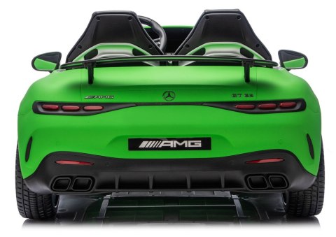 Auto Na Akumulator Mercedes GT63 AMG DK-GT63 24V LCD Matowy Zielony LEAN CARS