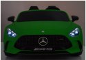 Auto Na Akumulator Mercedes GT63 AMG DK-GT63 24V LCD Matowy Zielony LEAN CARS