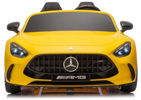 Auto Na Akumulator Mercedes GT63 AMG DK-GT63 24V LCD Żółty LEAN CARS