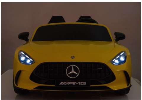 Auto Na Akumulator Mercedes GT63 AMG DK-GT63 24V LCD Żółty LEAN CARS