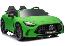 Auto Na Akumulator Mercedes GT63 AMG DKGT63 24V Cichy Silnik Matowy Zielony LEAN CARS