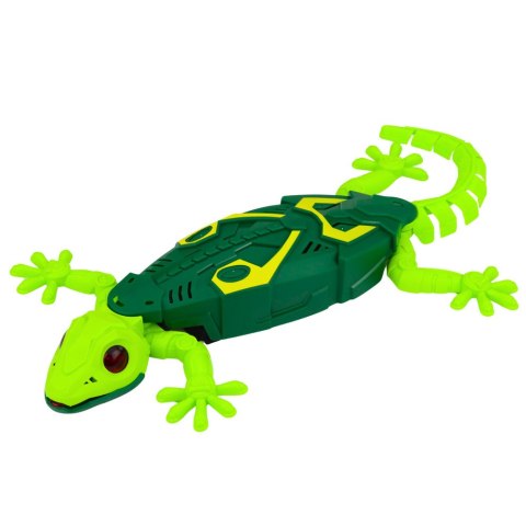 Gekon Zdalnie Sterowany RC Jaszczurka Chodzi Po Ścianie 360° Zielona LEAN Toys