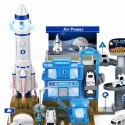Kosmiczna Stacja Interaktywna Parking Rakieta Światła Dźwięki LEAN Toys