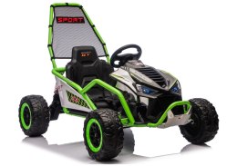 Pojazd Na Akumulator DM-107 24V7 DRIFT Cichy Silnik Zielony LEAN CARS