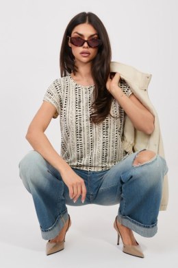 Bluzka Model D12110M02646F Light Beige - Sublevel Sublevel