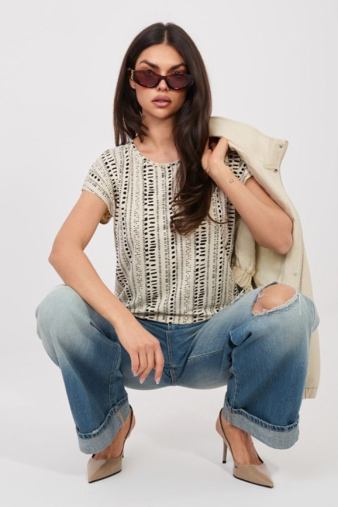 Bluzka Model D12110M02646F Light Beige - Sublevel Sublevel