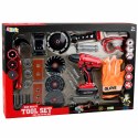 Duży Zestaw Narzędzi Dla Dzieci Wkrętarka Szlifierka Na Baterie 28 el. LEAN Toys