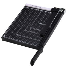 Gilotyna Do Papieru A4 Trymer Do Cięcia Papieru Metalowa Biurowa Czarna LEAN