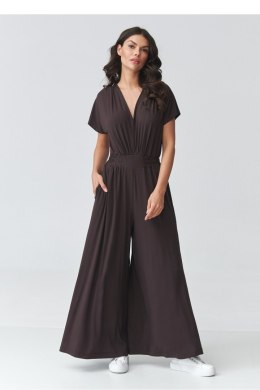 Kombinezon Model M924 Dark Chocolate - Makadamia Makadamia