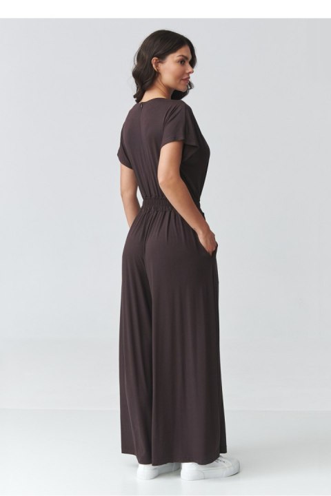 Kombinezon Model M924 Dark Chocolate - Makadamia Makadamia