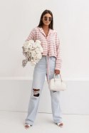 Koszula Damska Model Soho Krata 496878008 Pink/Ecru - LaBalancia LaBalancia