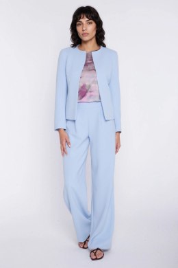 Krótki żakiet chanel Z100 Błękit - Nife Nife