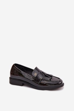 Mokasyny Model Galera 9706 Black Lakier - Step in style Step in style