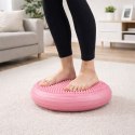 Poduszka Sensomotoryczna Do Ćwiczeń Dysk Równoważny Jeżyk Różowy 34 cm LEAN