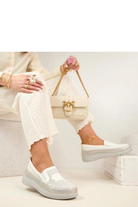 Półbuty Model Aurelle W92 White/Silver - Solea Solea