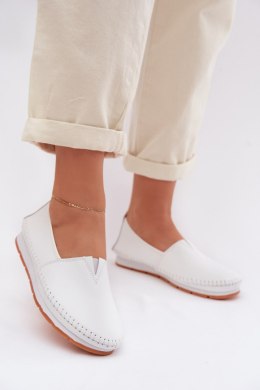 Półbuty Model S.Barski LR61-7051 White - Step in style Step in style