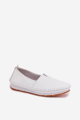 Półbuty Model S.Barski LR61-7051 White - Step in style Step in style