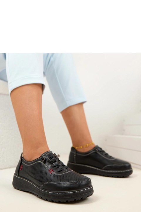 Półbuty Model Solenne 6057-1 Black - Solea Solea