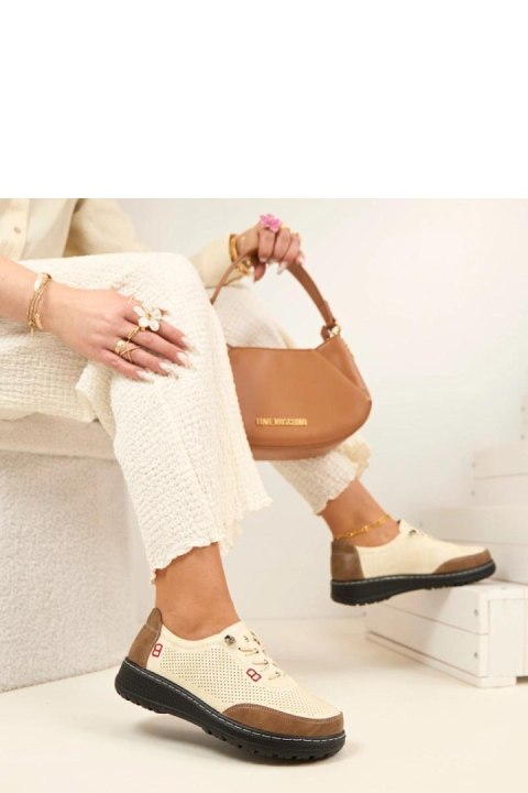 Półbuty Model Solenne 6057-2 Beige - Solea Solea