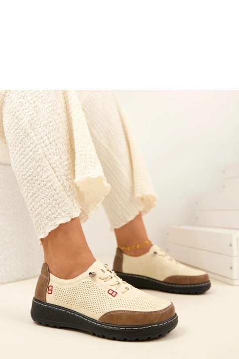 Półbuty Model Solenne 6057-2 Beige - Solea Solea