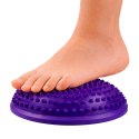 Półkula Sensoryczna Do Masażu Ćwiczeń Równowagi Fioletowa 16 cm LEAN