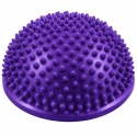 Półkula Sensoryczna Do Masażu Ćwiczeń Równowagi Fioletowa 16 cm LEAN