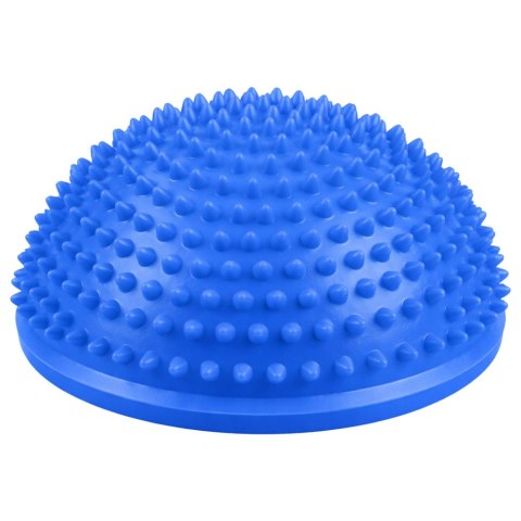 Półkula Sensoryczna Do Masażu Ćwiczeń Równowagi Niebieska 16 cm LEAN