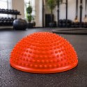 Półkula Sensoryczna Do Masażu Ćwiczeń Równowagi Pomarańczowa 16 cm LEAN