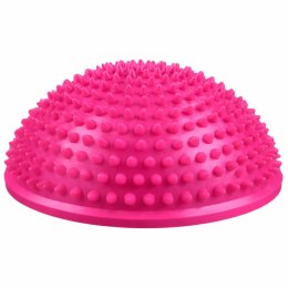 Półkula Sensoryczna Do Masażu Ćwiczeń Równowagi Różowa 16 cm LEAN