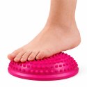 Półkula Sensoryczna Do Masażu Ćwiczeń Równowagi Różowa 16 cm LEAN