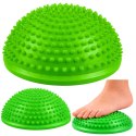 Półkula Sensoryczna Do Masażu Ćwiczeń Równowagi Zielona 16 cm LEAN