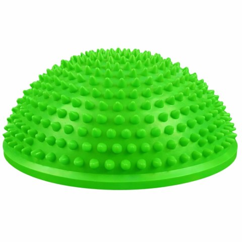 Półkula Sensoryczna Do Masażu Ćwiczeń Równowagi Zielona 16 cm LEAN