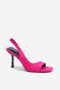 Sandały Model Calvoria 9701 Fuksja - Step in style Step in style