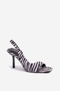 Sandały Model Calvoria 9701 Zebra - Step in style Step in style
