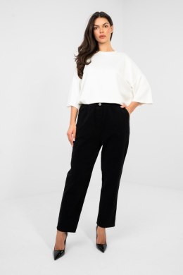 Spodnie Damskie Model MI-SP-2689.47 Black - Italy Moda Italy Moda