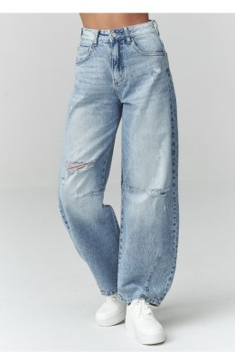 Spodnie Jeansy Damskie Model C50 Denim - Makadamia Makadamia