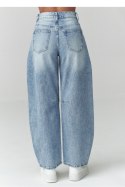Spodnie Jeansy Damskie Model C50 Denim - Makadamia Makadamia