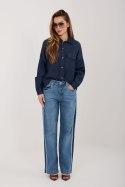 Spodnie Jeansy Damskie Model D85084BL62589M324 Dark Blue - Sublevel Sublevel