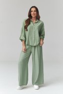 Spodnie Komplet Model C49 Oliwka - Makadamia Makadamia
