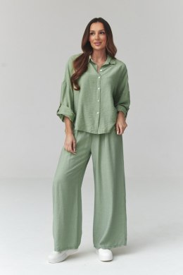 Spodnie Komplet Model C49 Oliwka - Makadamia Makadamia