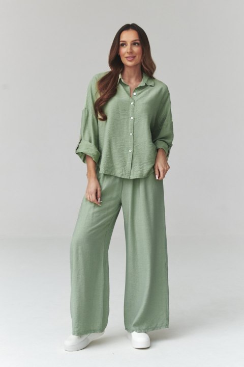 Spodnie Komplet Model C49 Oliwka - Makadamia Makadamia